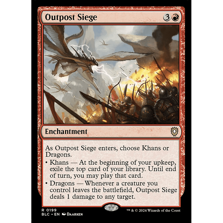 Outpost Siege | Inglés | NM | BLC 1