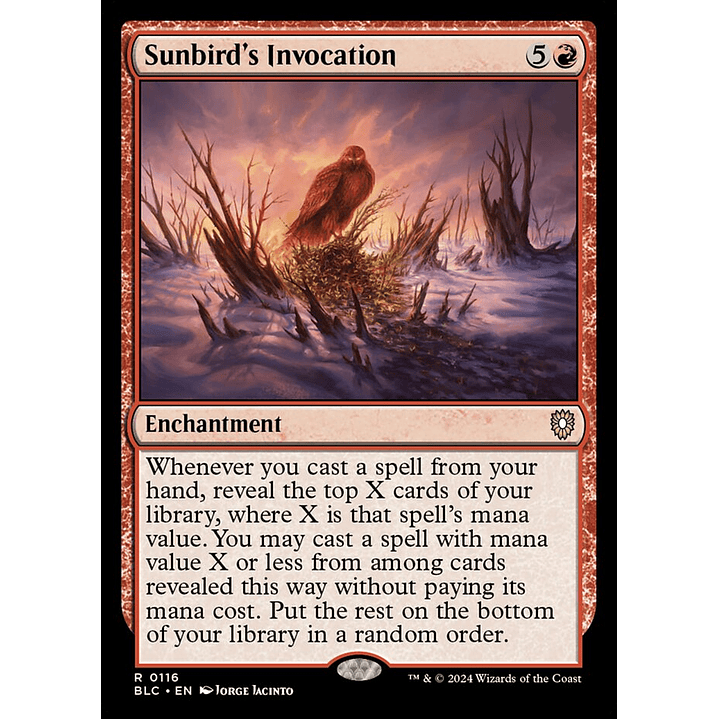 Sunbird's Invocation | Inglés | NM | BLC 1
