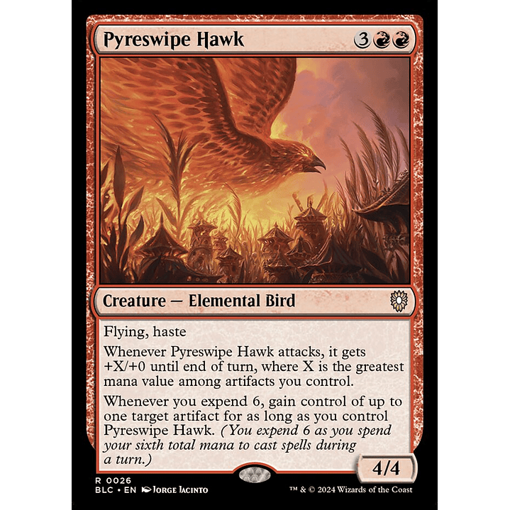 Pyreswipe Hawk | Inglés | NM | BLC 1