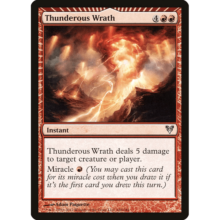 Thunderous Wrath | Inglés | NM | AVR 1