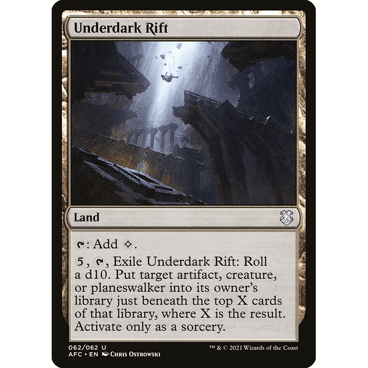 Underdark Rift | Inglés | NM | AFC 1