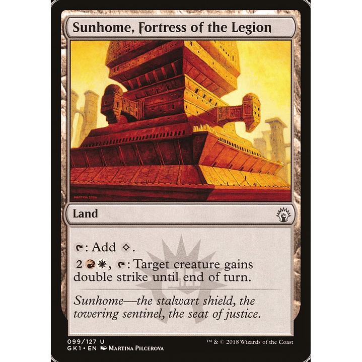 Sunhome, Fortress of the Legion | Inglés | NM | GK1 1