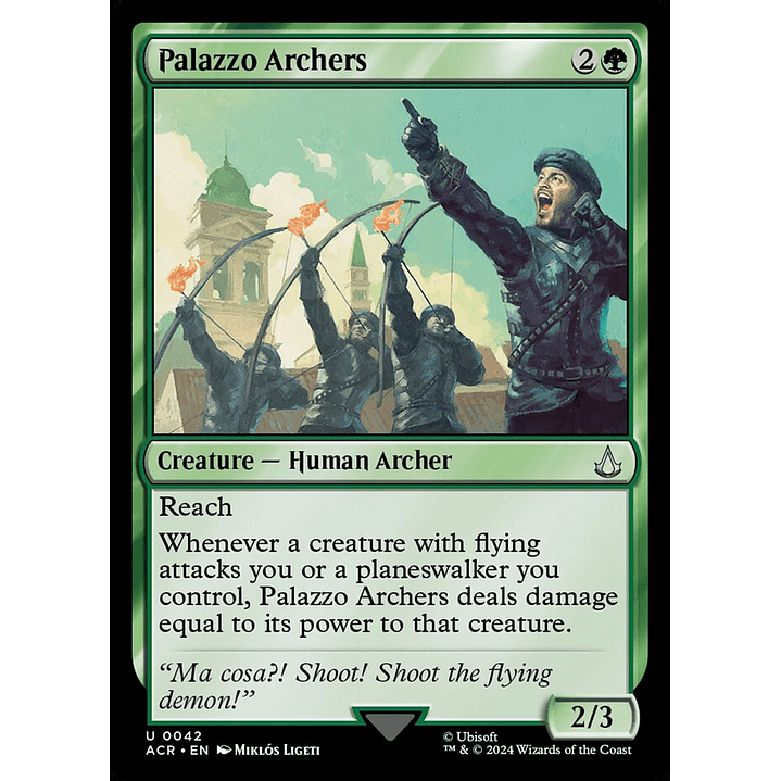 Palazzo Archers | Inglés | NM | ACR 1