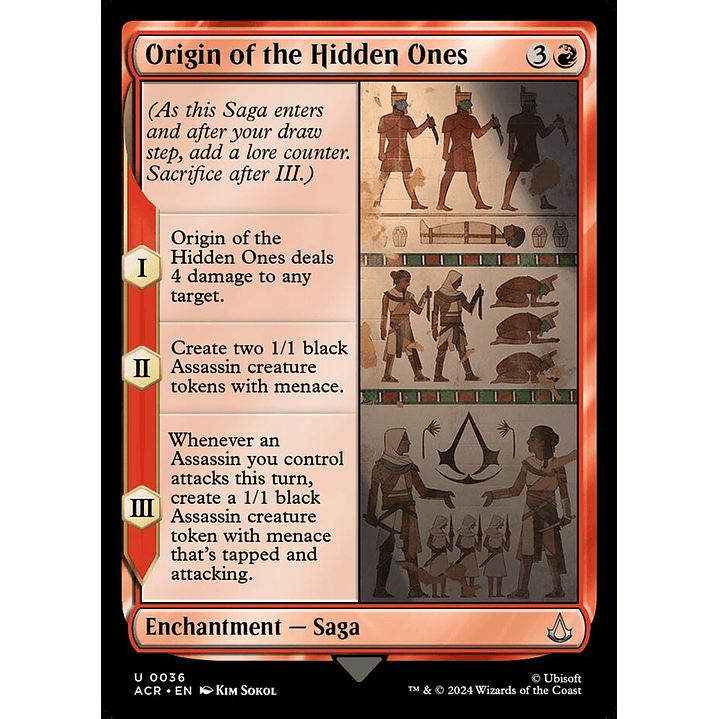 Origin of the Hidden Ones | Inglés | NM | ACR 1