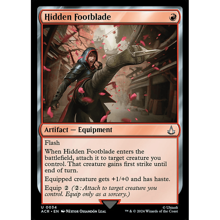 Hidden Footblade | Inglés | NM | ACR 1