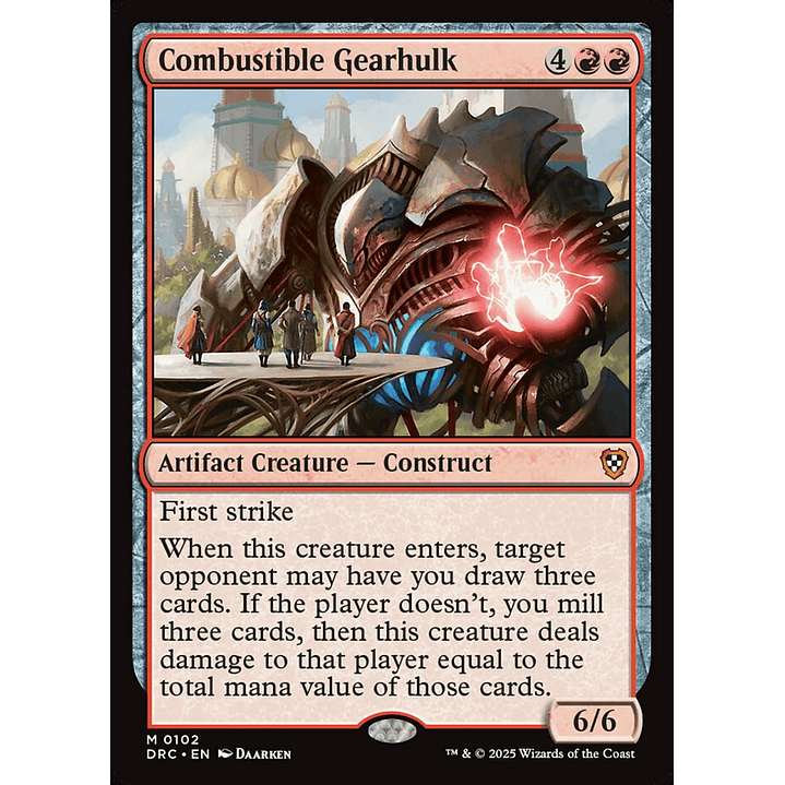 Combustible Gearhulk | Inglés | NM | DRC 1