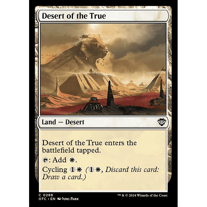 Desert of the True | Español | NM | OTC 1