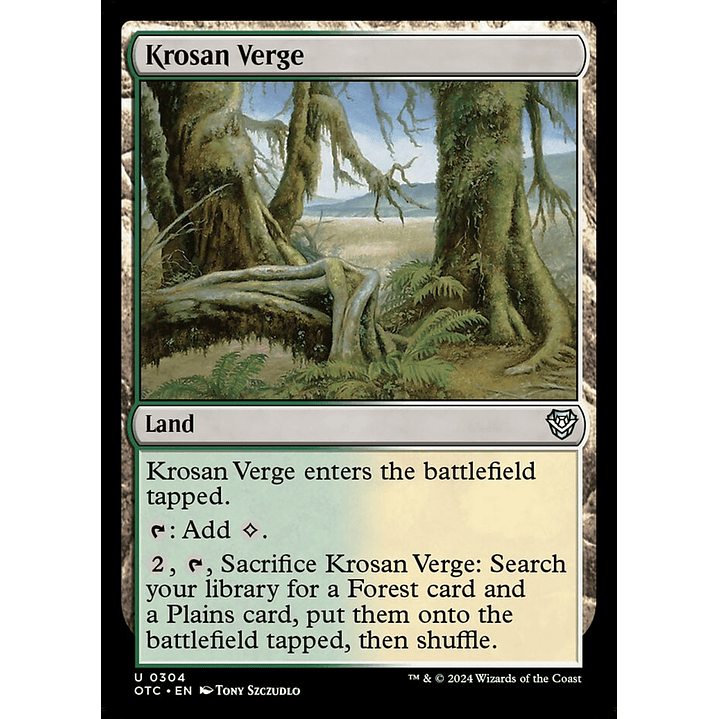 Krosan Verge | Español | NM | OTC 1