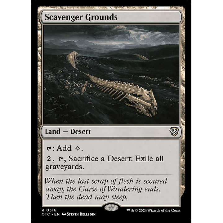 Scavenger Grounds | Español | NM | OTC 1