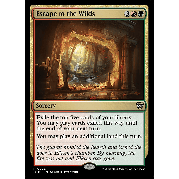 Escape to the Wilds | Español | NM | OTC 1