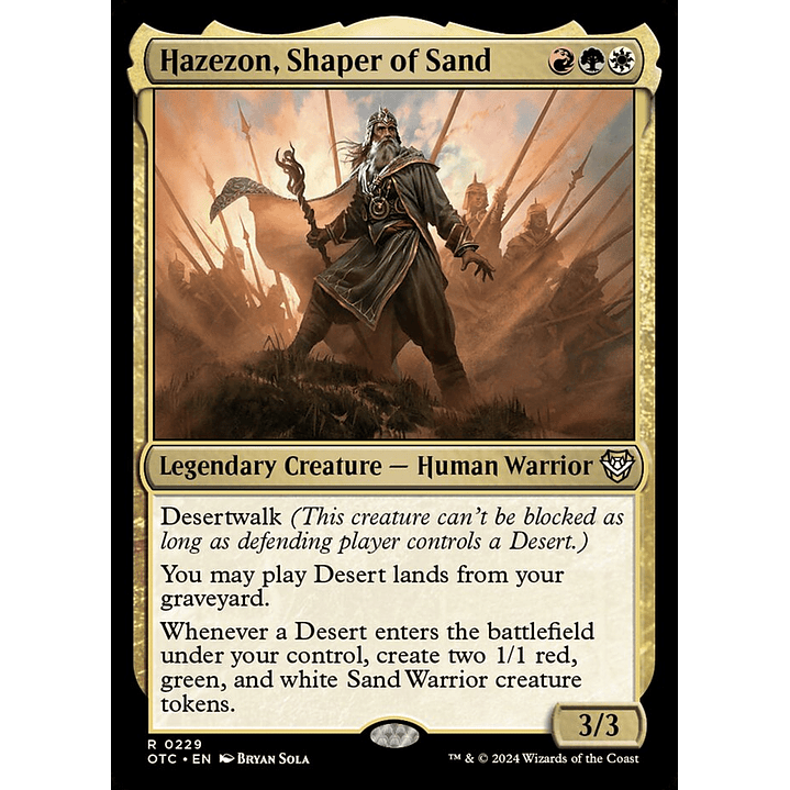 Hazezon, Shaper of Sand | Español | NM | OTC 1