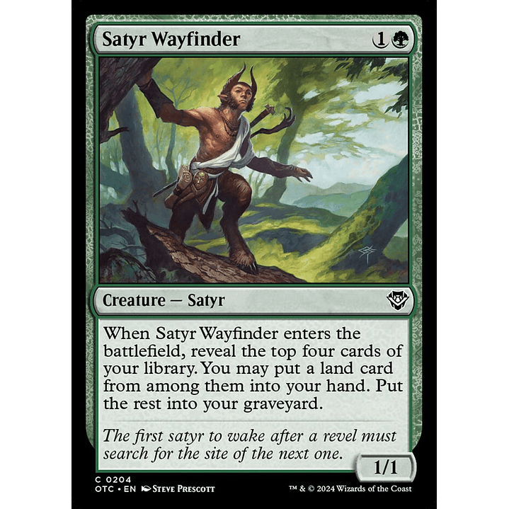 Satyr Wayfinder | Español | NM | OTC 1