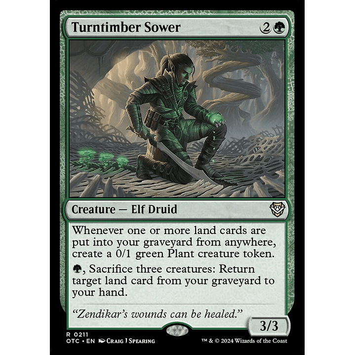 Turntimber Sower | Español | NM | OTC 1