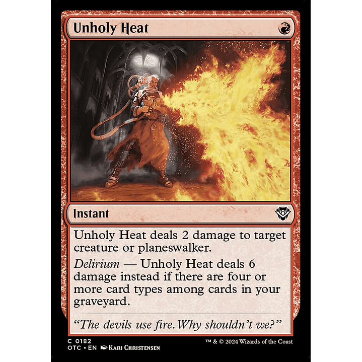 Unholy Heat | Español | NM | OTC 1