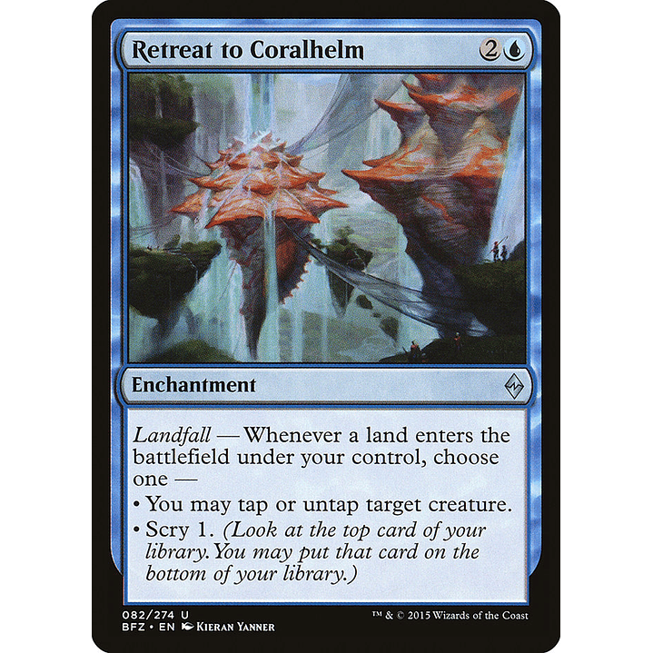 Retreat to Coralhelm | Español | NM | BFZ 1