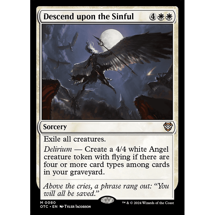 Descend upon the Sinful | Español | NM | OTC 1