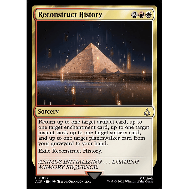 Reconstruct History | Inglés | NM | ACR 1