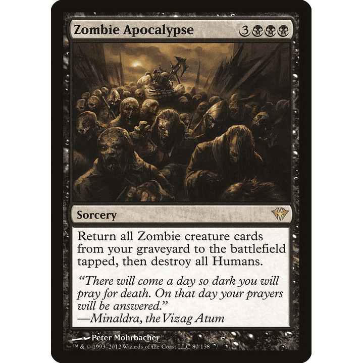 Zombie Apocalypse (foil) | Español | NM | DKA 1