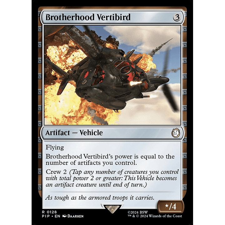 Brotherhood Vertibird | Español | NM | PIP 1