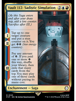Vault 112: Sadistic Simulation | Español | NM | PIP