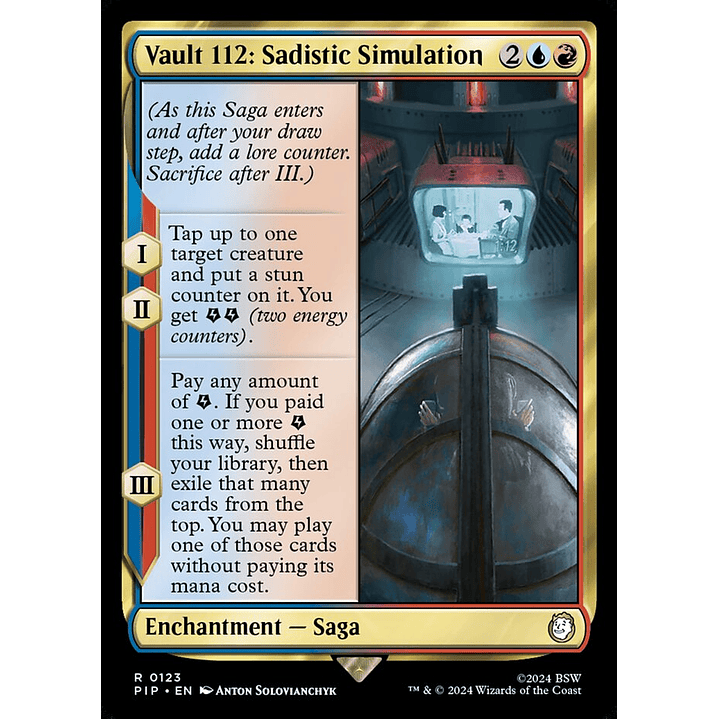 Vault 112: Sadistic Simulation | Español | NM | PIP 1