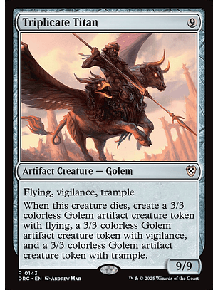 Triplicate Titan | Inglés | NM | DRC