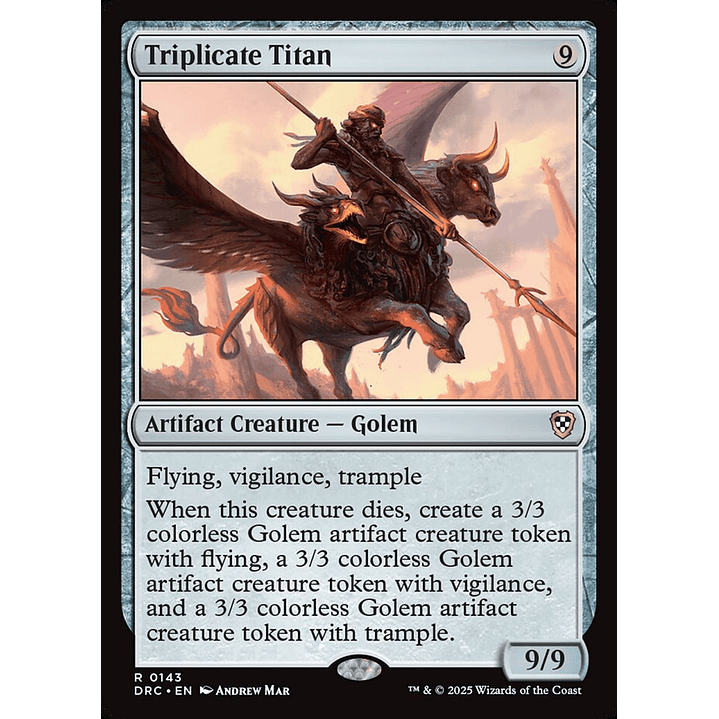 Triplicate Titan | Inglés | NM | DRC 1