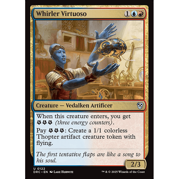 Whirler Virtuoso | Inglés | NM | DRC 1