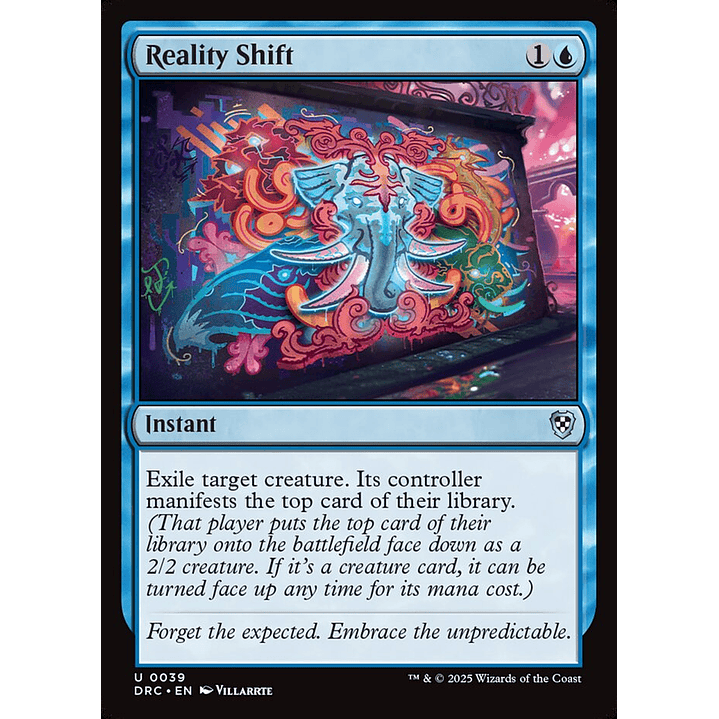 Reality Shift | Inglés | NM | DRC 1