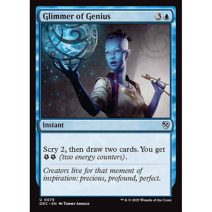Glimmer of Genius | Inglés | NM | DRC 1