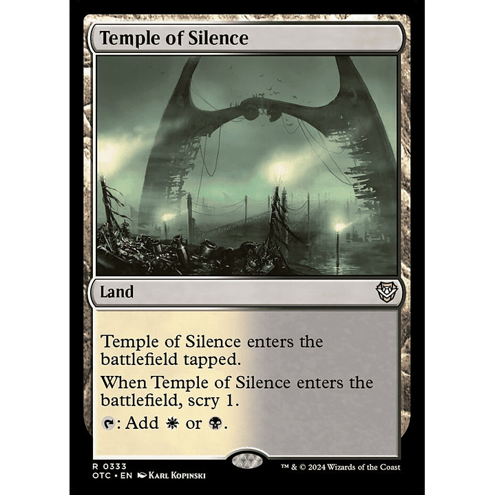 Temple of Silence | Inglés | NM | OTC 1