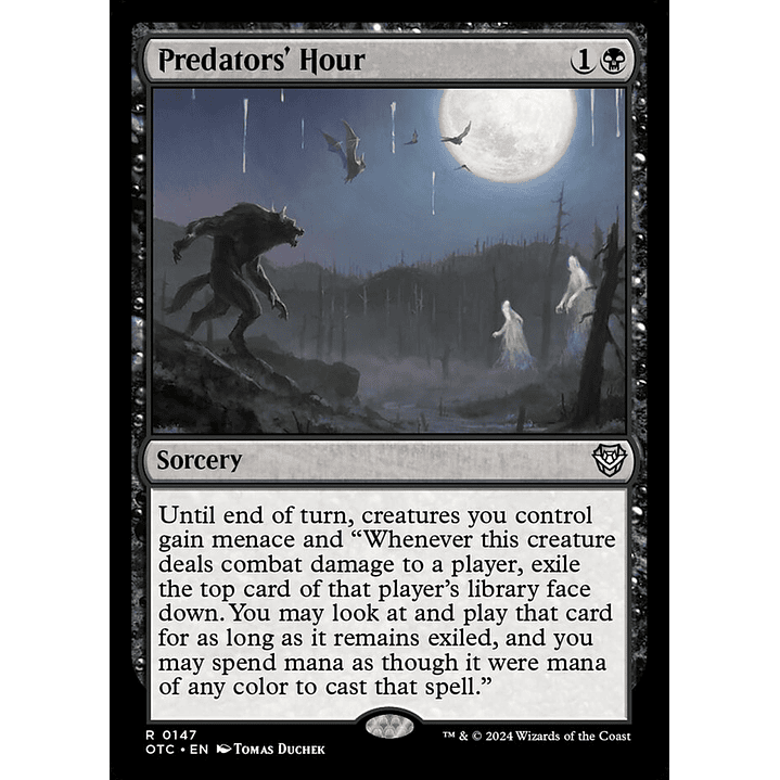 Predators' Hour | Inglés | NM | OTC 1