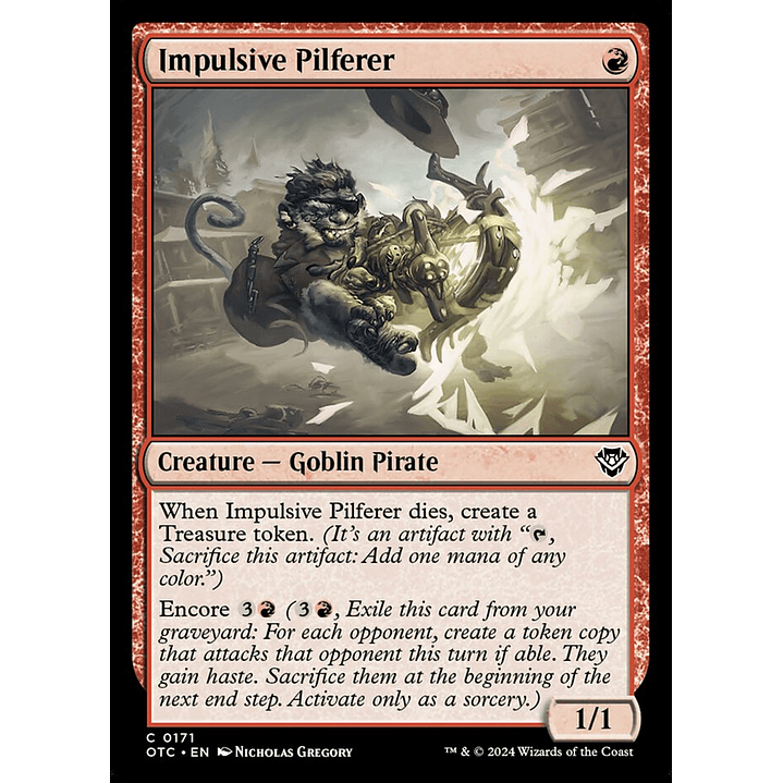 Impulsive Pilferer | Inglés | NM | OTC 1