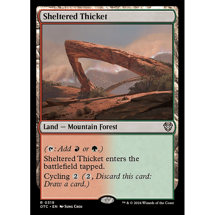 Sheltered Thicket | Español | NM | OTC 1