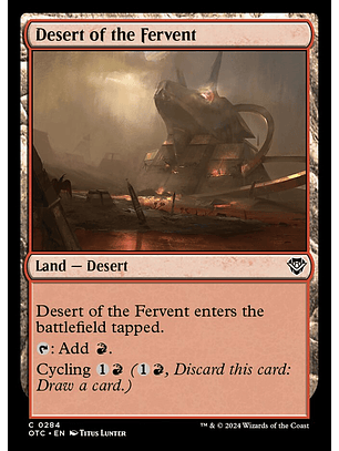 Desert of the Fervent | Español | NM | OTC