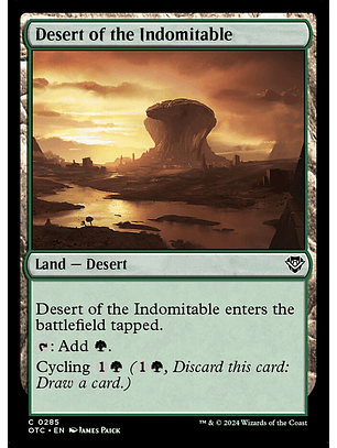 Desert of the Indomitable | Español | NM | OTC