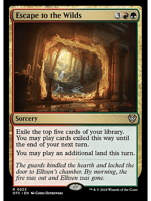 Escape to the Wilds | Español | NM | OTC