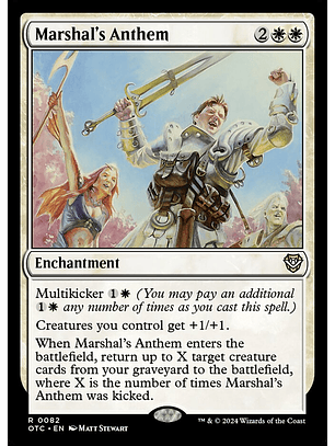Marshal's Anthem | Español | NM | OTC