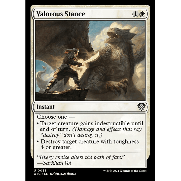 Valorous Stance | Español | NM | OTC 1