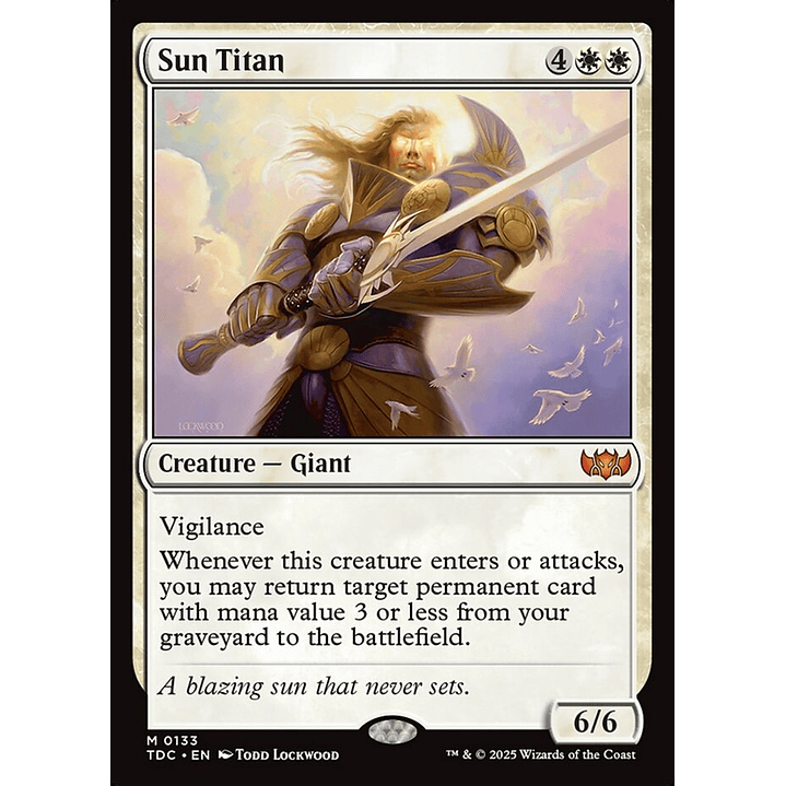 Sun Titan | Español | NM | TDC 1