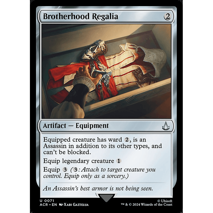 Brotherhood Regalia | Inglés | NM | ACR 1
