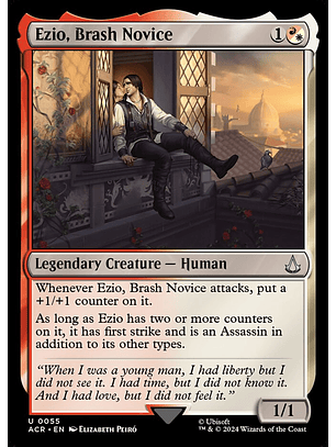 Ezio, Brash Novice (foil) | Inglés | NM | ACR
