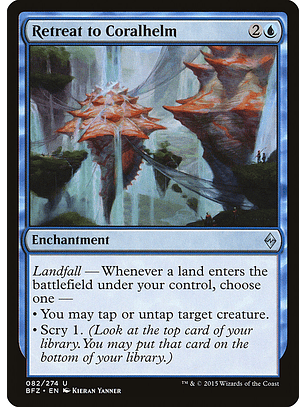 Retreat to Coralhelm | Español | NM | BFZ