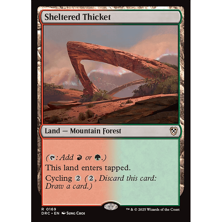 Sheltered Thicket | Inglés | NM | DRC 1