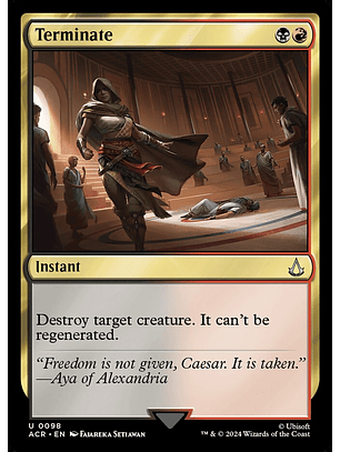 Terminate (foil) | Inglés | NM | ACR