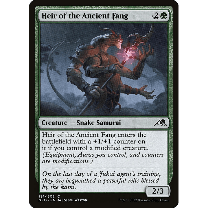 Heir of the Ancient Fang | Español | NM | NEO 1