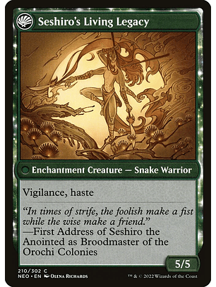 Tales of Master Seshiro // Seshiro's Living Legacy | Español | NM | NEO