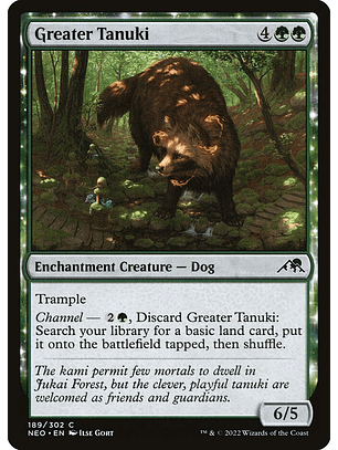 Greater Tanuki (foil) | Inglés | NM | NEO