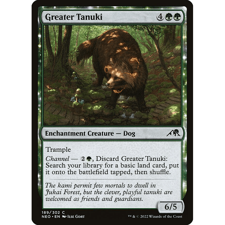 Greater Tanuki (foil) | Inglés | NM | NEO 1