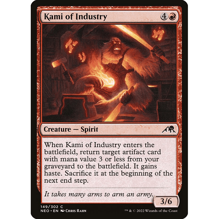Kami of Industry (foil) | Inglés | NM | NEO 1